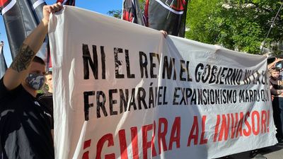 Cinco detenidos y siete agentes atendidos en la concentración no autorizada frente a la Embajada de Marruecos