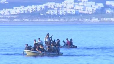 Continúan los intentos de los inmigrantes de entrar en Ceuta