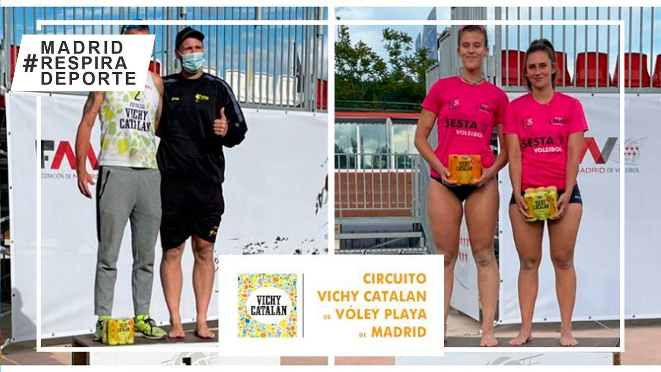 Gutiérrez-Ruiz y Fernández-Gómez estrenan con victoria el Circuito de Vóley Playa de Madrid