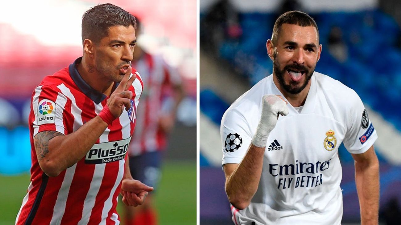 Luis Suárez y Benzema
