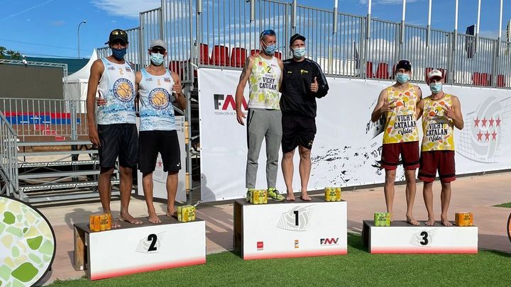 Podio masculino / @FMadridVB