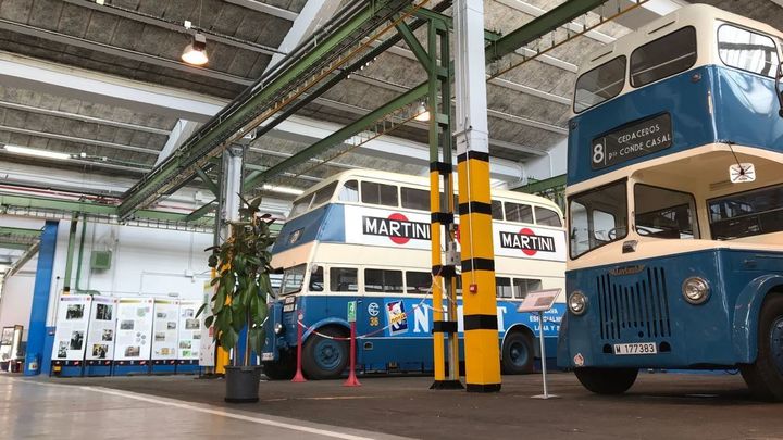 Autobuses en el Museo de la EMT / EMT