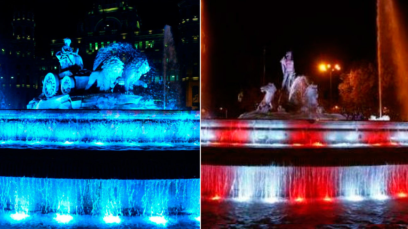 Las fuentes de Neptuno y de Cibeles se blindarán antes de conocer al próximo campeón