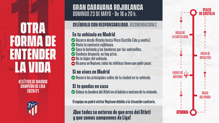 Programa de la Gran Caravana Rojiblanca / @atleti