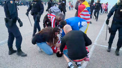 Altercados en Valladolid en la celebración del título de Liga del Atleti