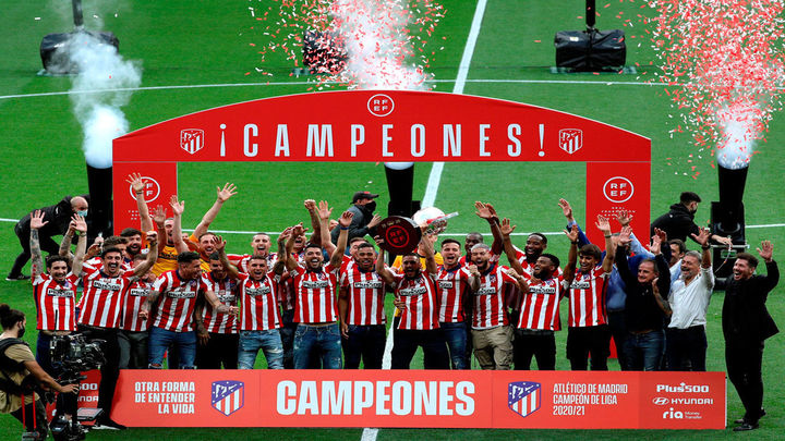 Atlético de Madrid, campeones de Liga 2021 / EFE
