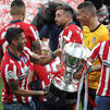 Qué paso después de que el Atleti recogió la copa de la Liga