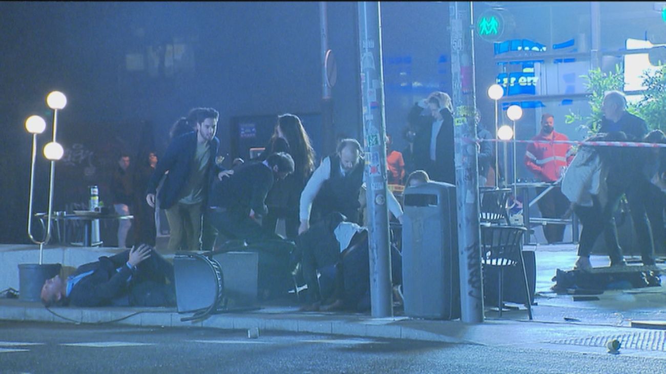 La Gran Vía, escenario de un atropello masivo