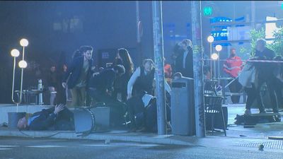 La Gran Vía, escenario de un atropello masivo