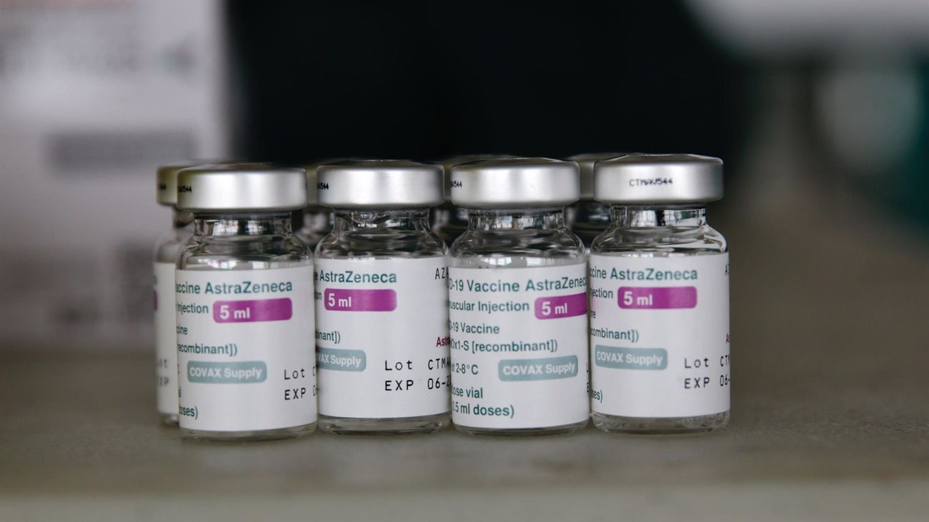 Varias dosis de la vacuna de AstraZeneca
