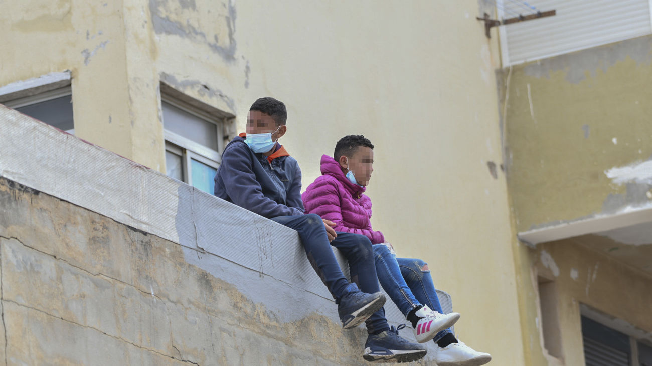 Menores inmigrantes en Ceuta