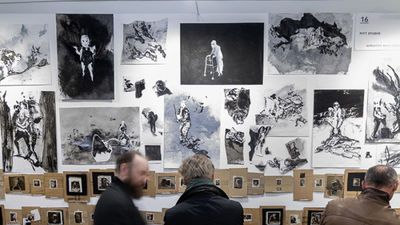 Artistas de todo el planeta, en la feria del dibujo Drawing Room Madrid