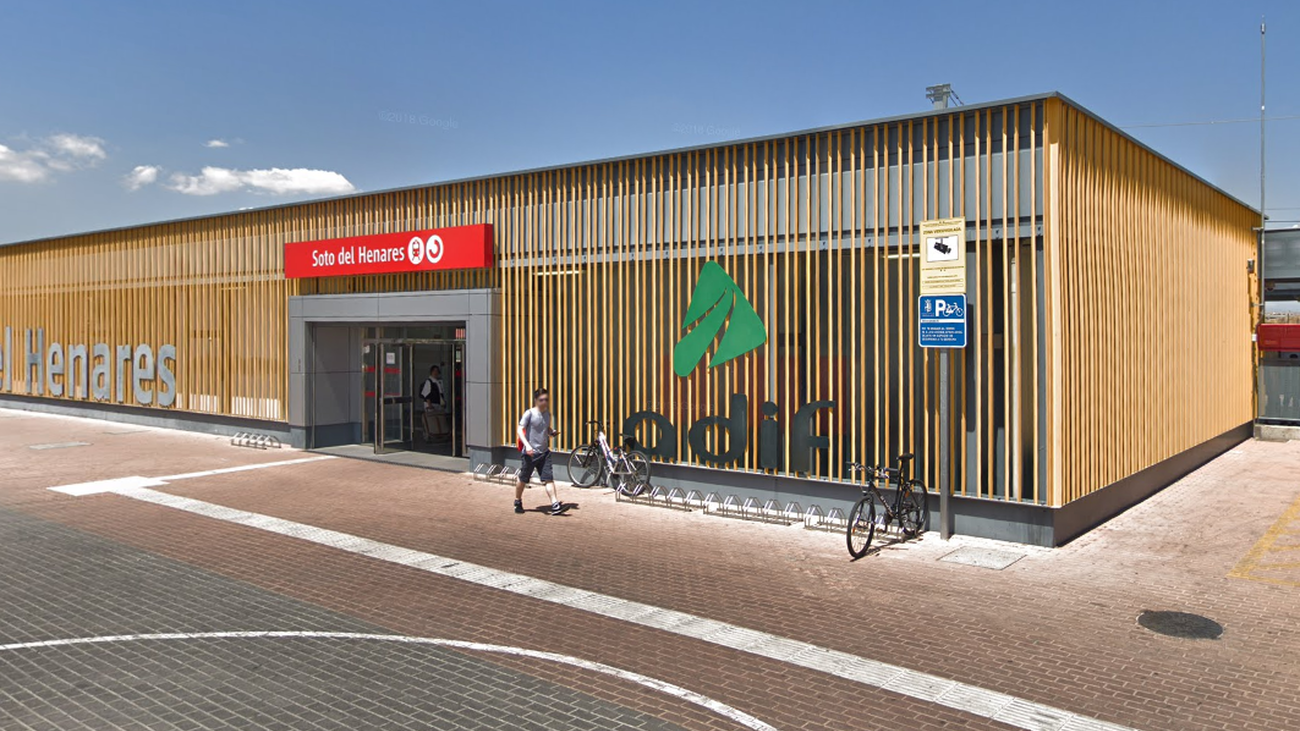 Estación de Cercanías de Soto del Henares, en Torrejón de Ardoz