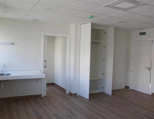 Habitación del futuro centro de acogida a mujeres de Hortaleza / AYTO MADRID