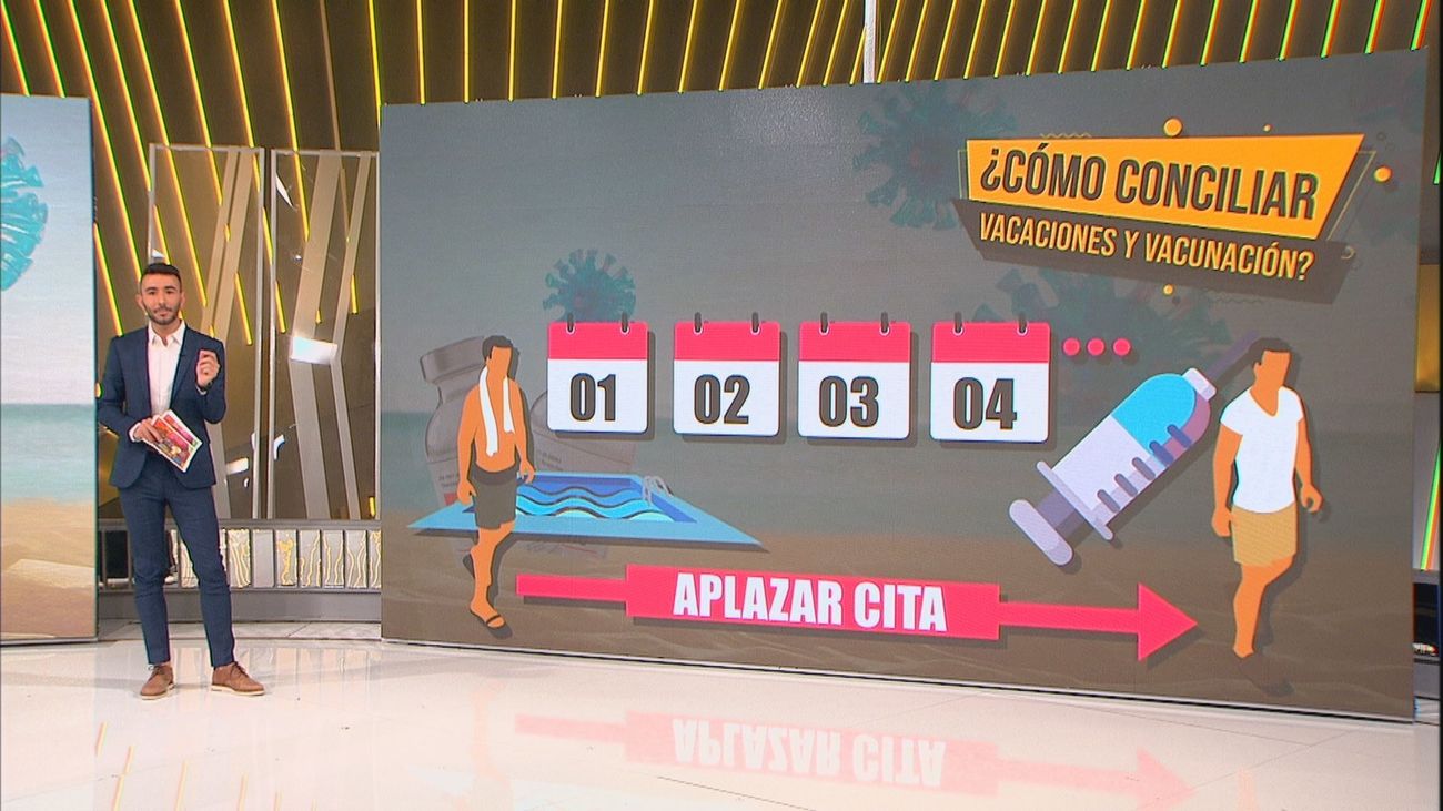 ¿Qué pasa si nos pilla el turno de vacunación y estamos de vacaciones?