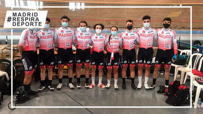Cuatro medallas y dos títulos, cosecha madrileña en los Campeonatos de España de ómnium y madison