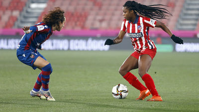 El Atlético busca ante el Levante meterse en la final de la Copa de la Reina