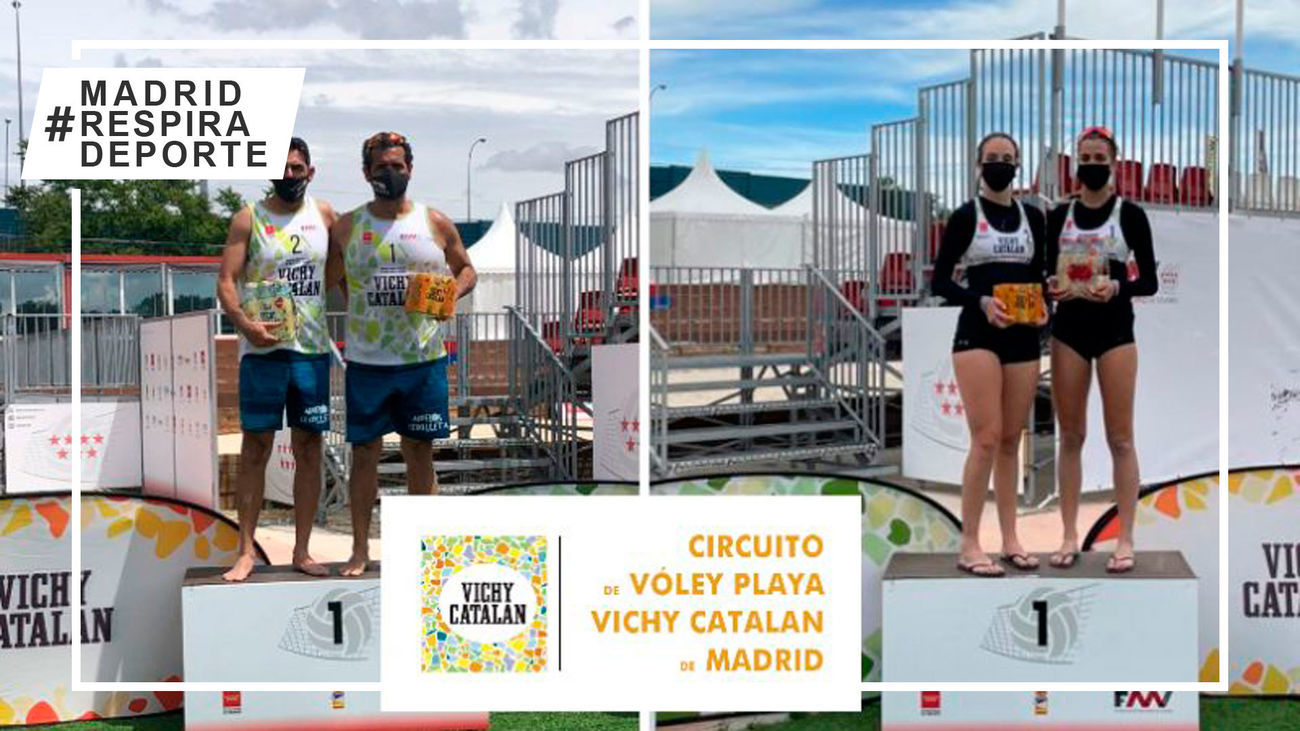 Ozaeta-Benvenutto y Rodríguez-Ceña se imponen en el segundo Torneo del Circuito de Vóley