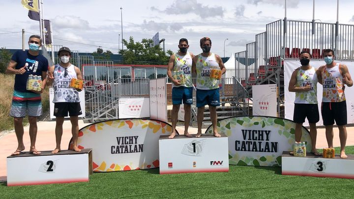 Podio masculino / @FMadridVB