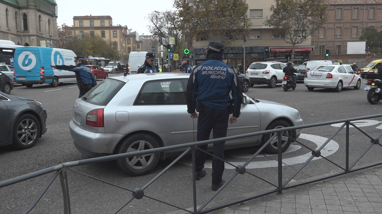 Policía Municipal en Madrid Central