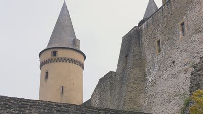 El impresionante castillo que pertenecía a los condes de Vianden, en Luxemburgo