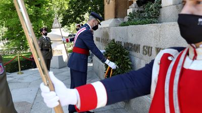 Los Reyes presiden en Madrid un Día de las Fuerzas Armadas, con un emotivo homenaje a los caídos