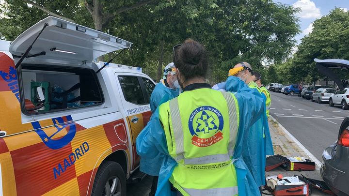 La psicóloga del Samur ha atendido a algunos familiares de los heridos / Emergencias 112