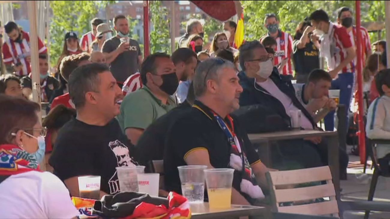 Los bares del Wanda se preparan para el primer partido con público