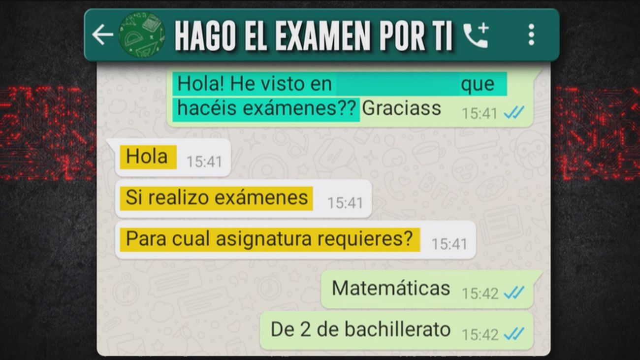 El fraude de los exámenes: Pagar por suplantarte o la venta de pinganillos para copiar