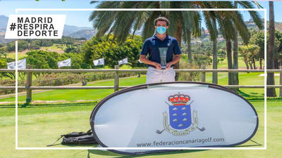 Victoria del madrileño Pablo Ereño en el Campeonato de Canarias de golf