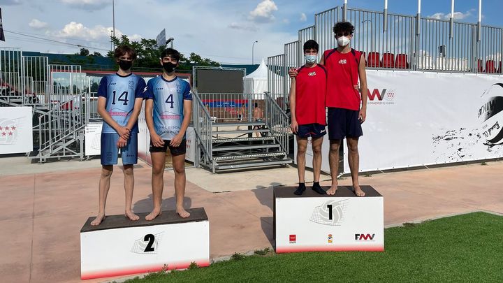 Podio masculino / @FMadridVB