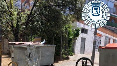 Detenido por quemar más de 50 contenedores en Latina