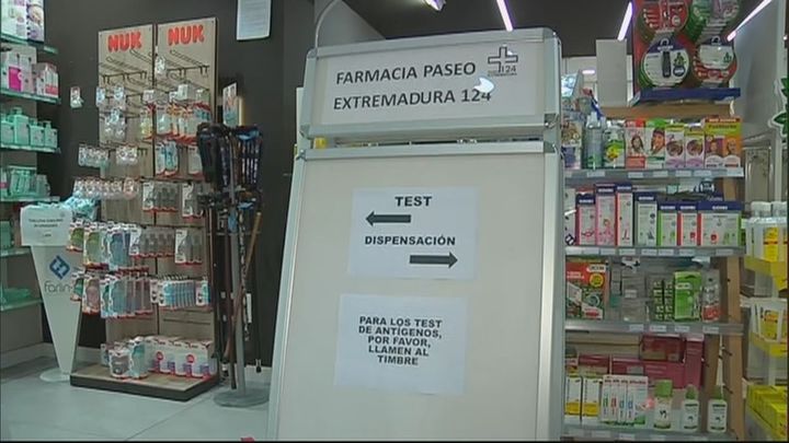 Las farmacias de Madrid se preparan para vender tests de antígenos sin receta