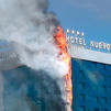 Controlado el incendio del Hotel Nuevo Madrid sin registrarse heridos
