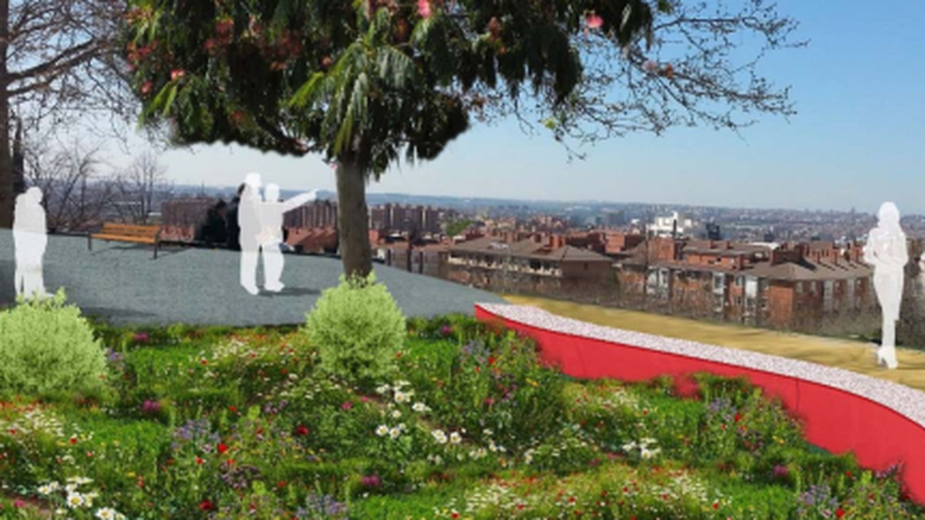 Mirador payaso Fofó proyectado