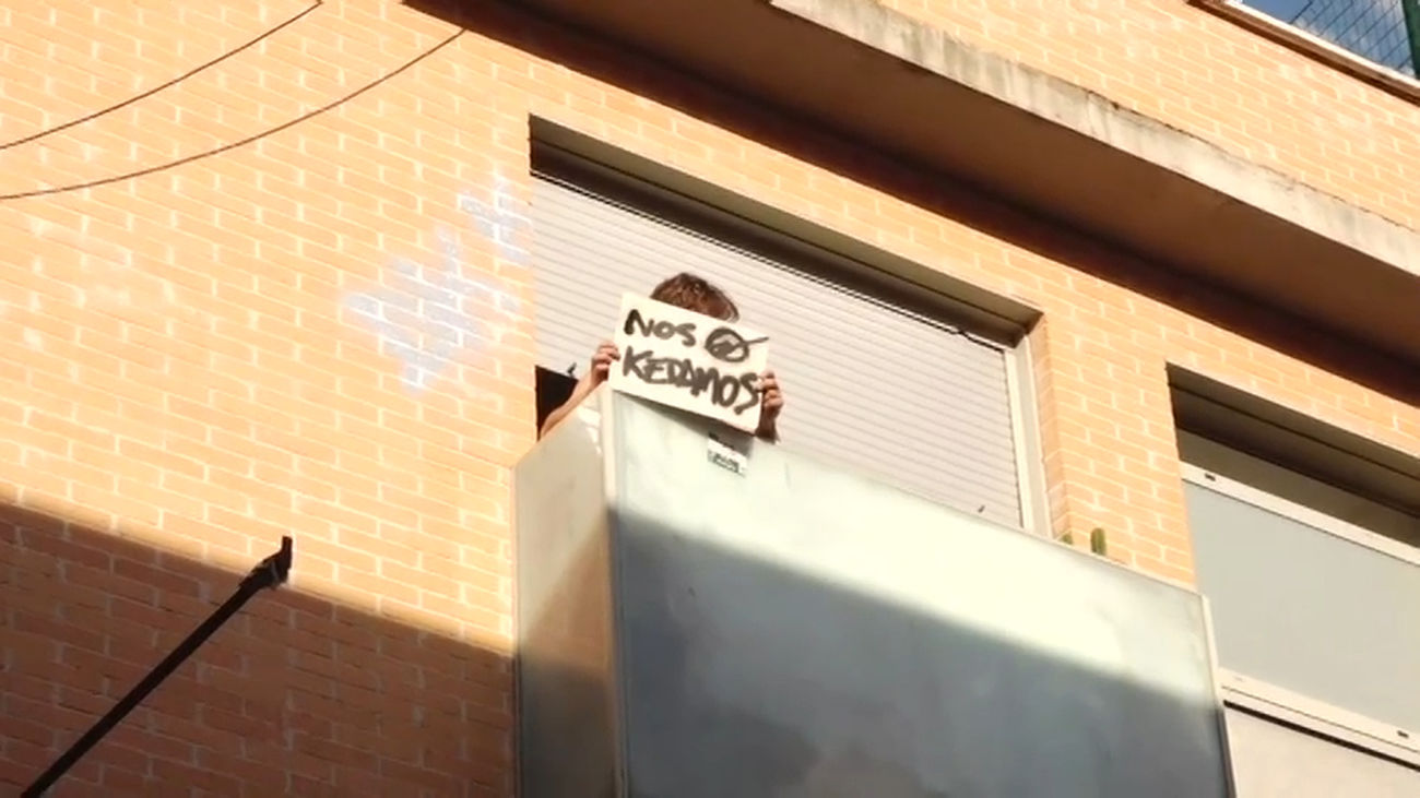 Máxima tensión entre los vecinos y los okupas de Carabanchel