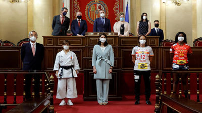 Despedida de atletas olímpicas en el Senado