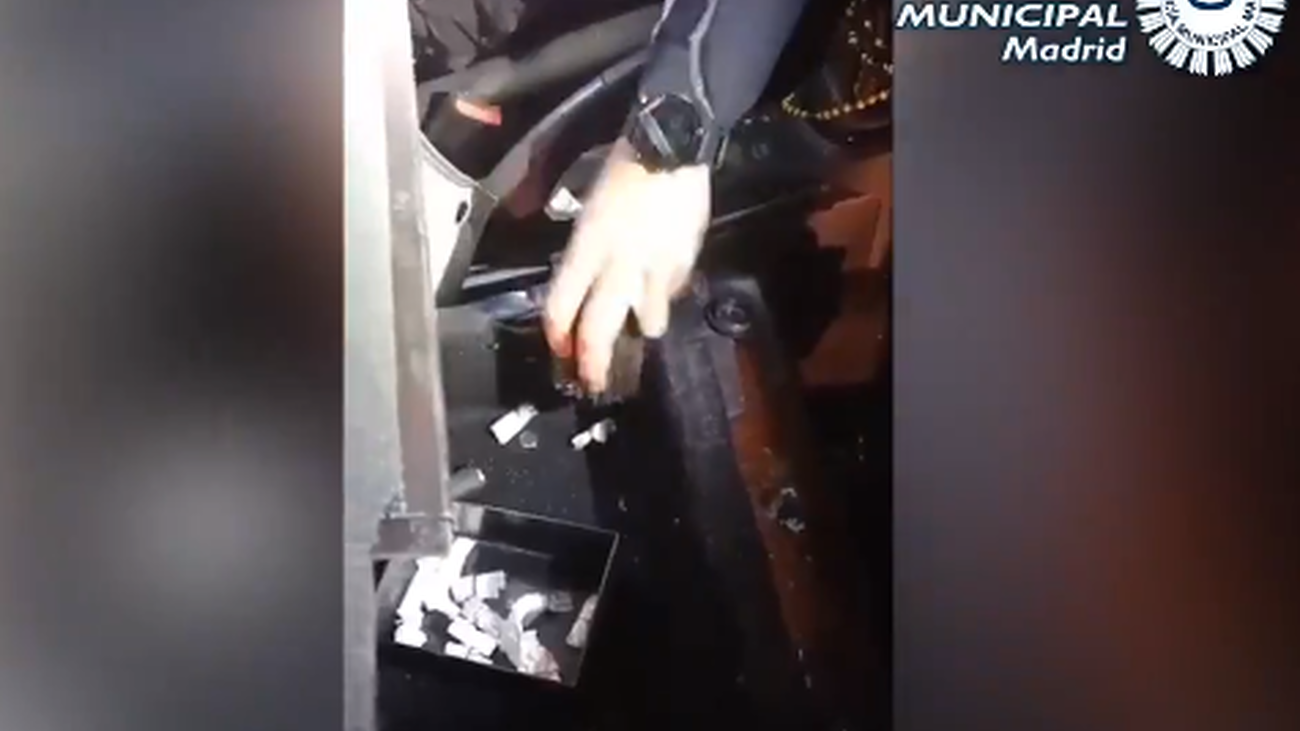 La Policía Municipal de Madrid encontró la droga en el coche