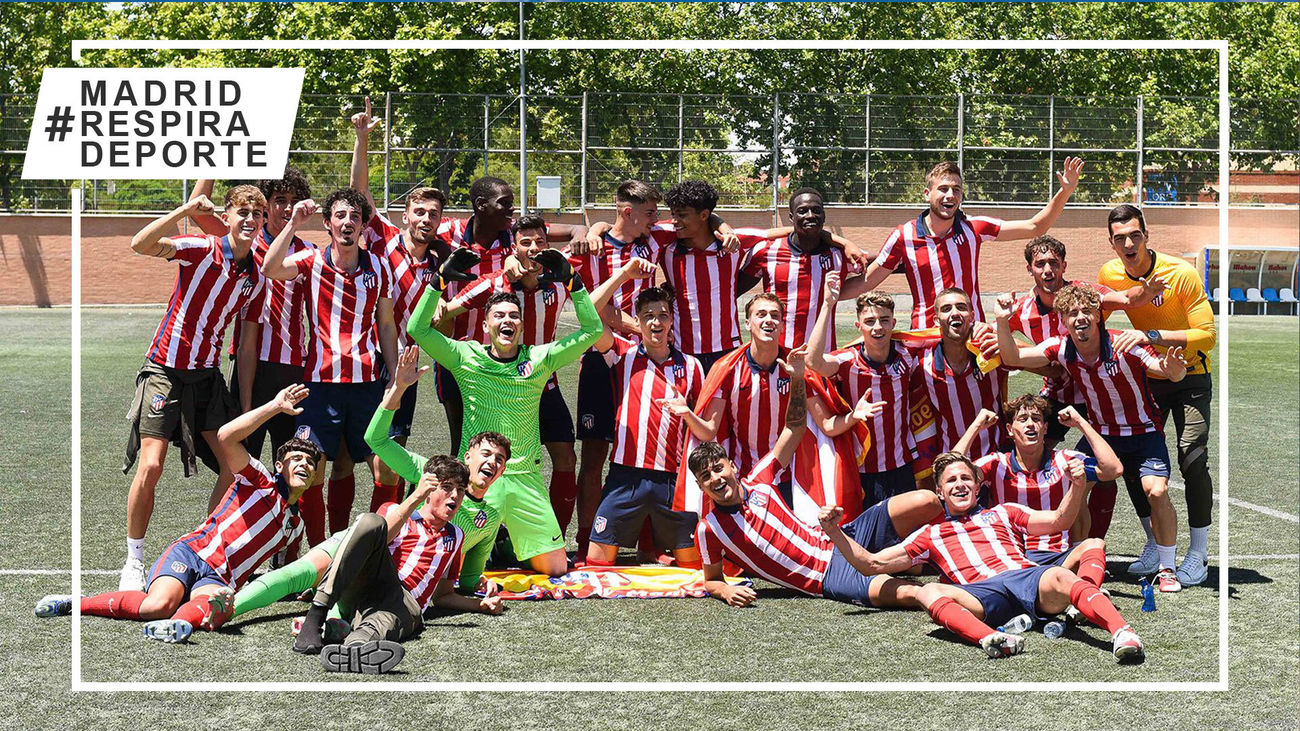 El Atlético de Madrid juvenil, campeón de liga