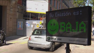 Se estrena en Madrid un radar que no mide la velocidad, sino los humos del tubo de escape