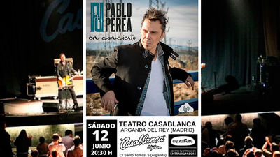 Pablo Perea repasará su carrera en un concierto para nostálgicos en Arganda del Rey