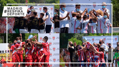 Antel, Atlético, Real Madrid y Torrejón, campeones masculinos de fútbol 7