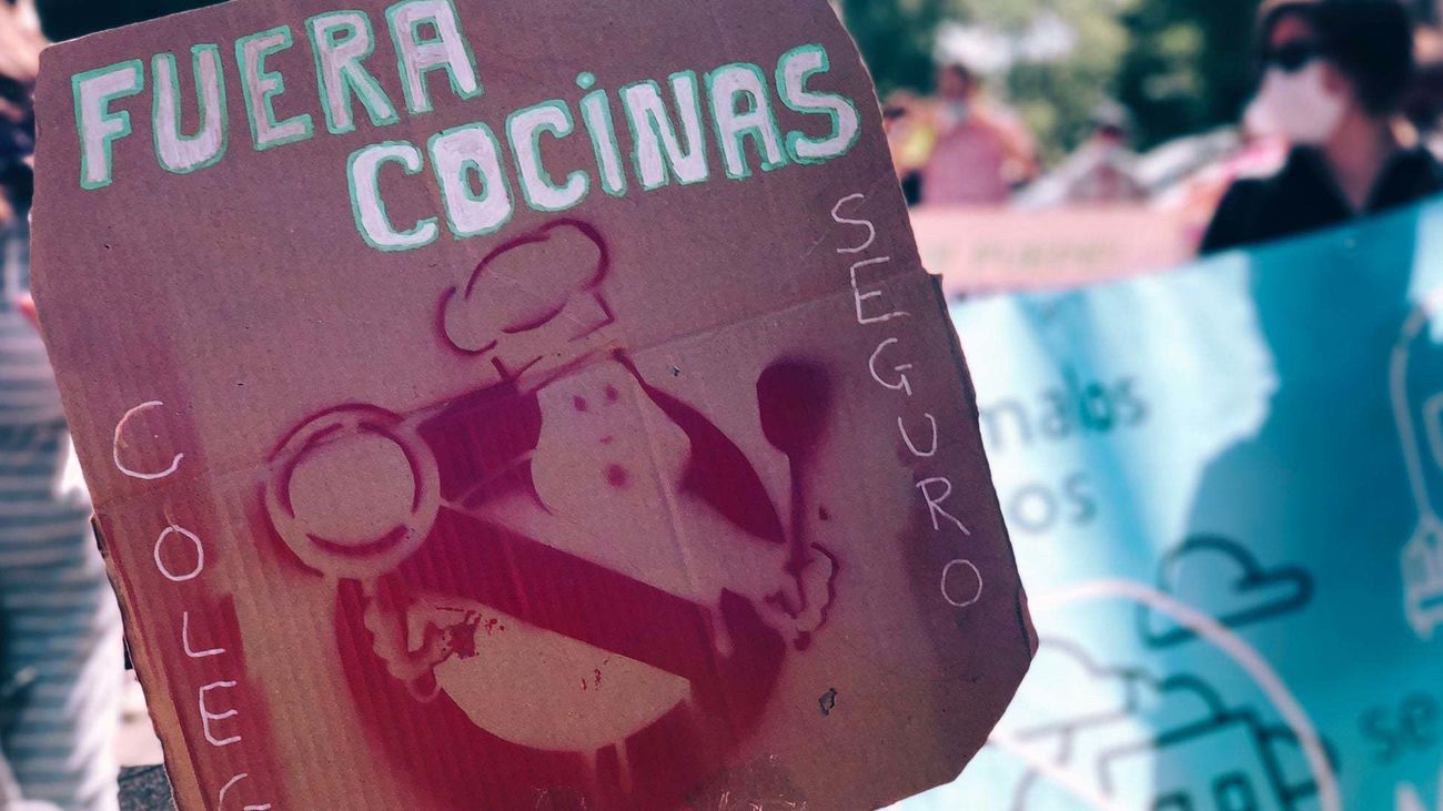 Nuevo paso en la lucha contra una cocina fantasma al lado de un colegio en el barrio de Delicias