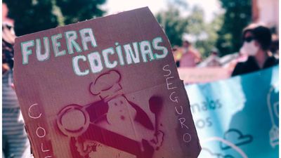 Nuevo paso en la lucha contra una cocina fantasma al lado de un colegio en el barrio de Delicias