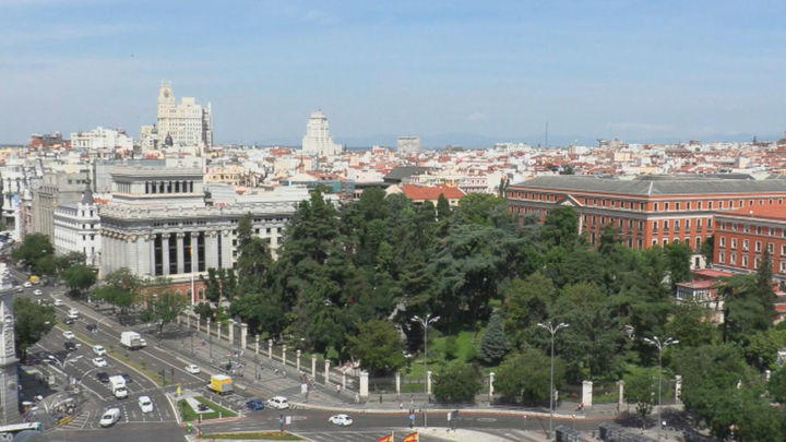 Vistas panorámicas de Madrid desde la terraza del Palacio de Cibeles / Mi Cámara y Yo
