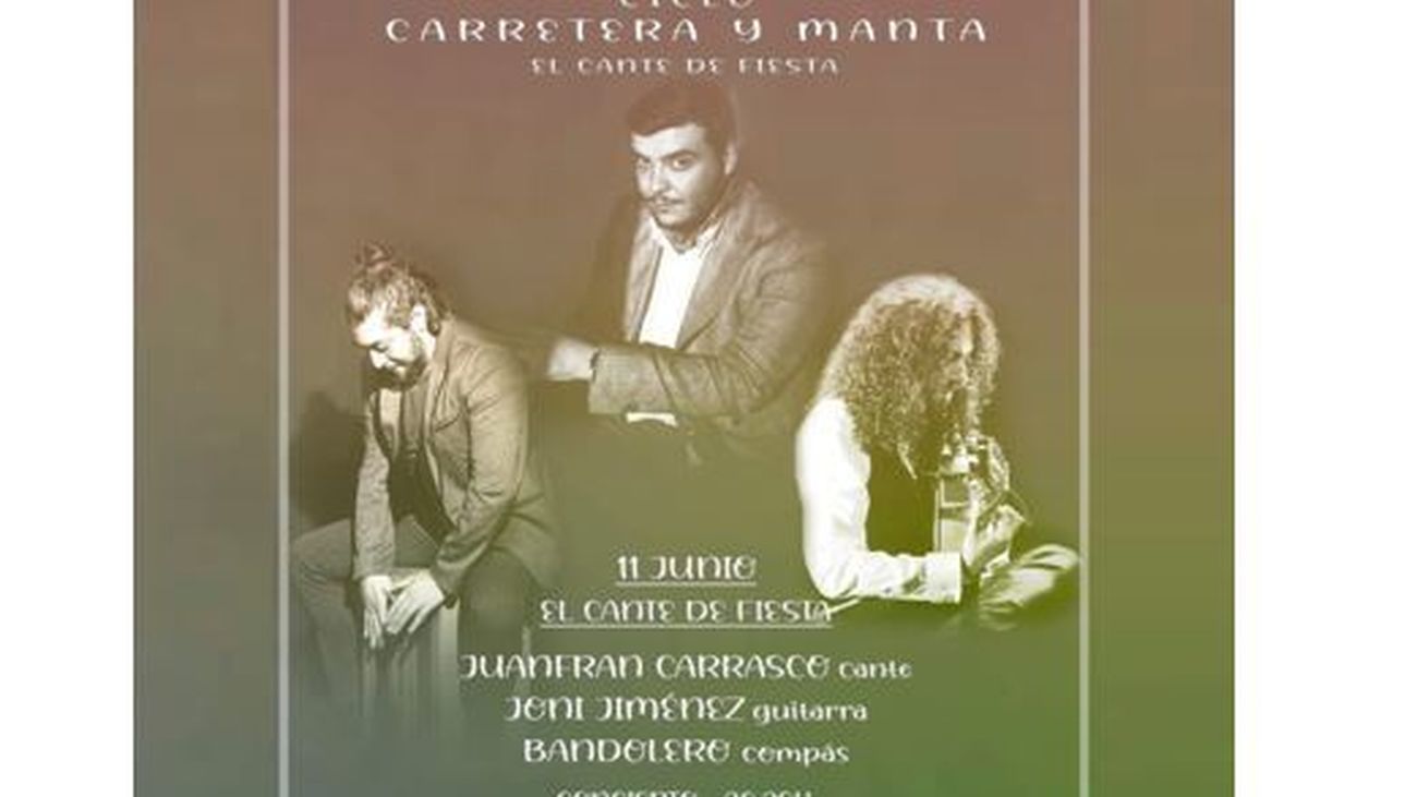 Joni Jiménez y Bandolero, este viernes en las jornadas flamencas en Amor de Dios