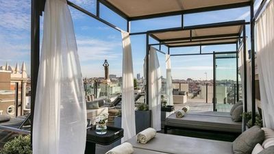 La azotea con la piscina más grande de Madrid