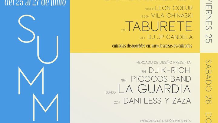 Summer Edition llega a Las Rozas con el mercado de diseño, Taburete y Danza Invisible / Ayuntamiento de Las Rozas