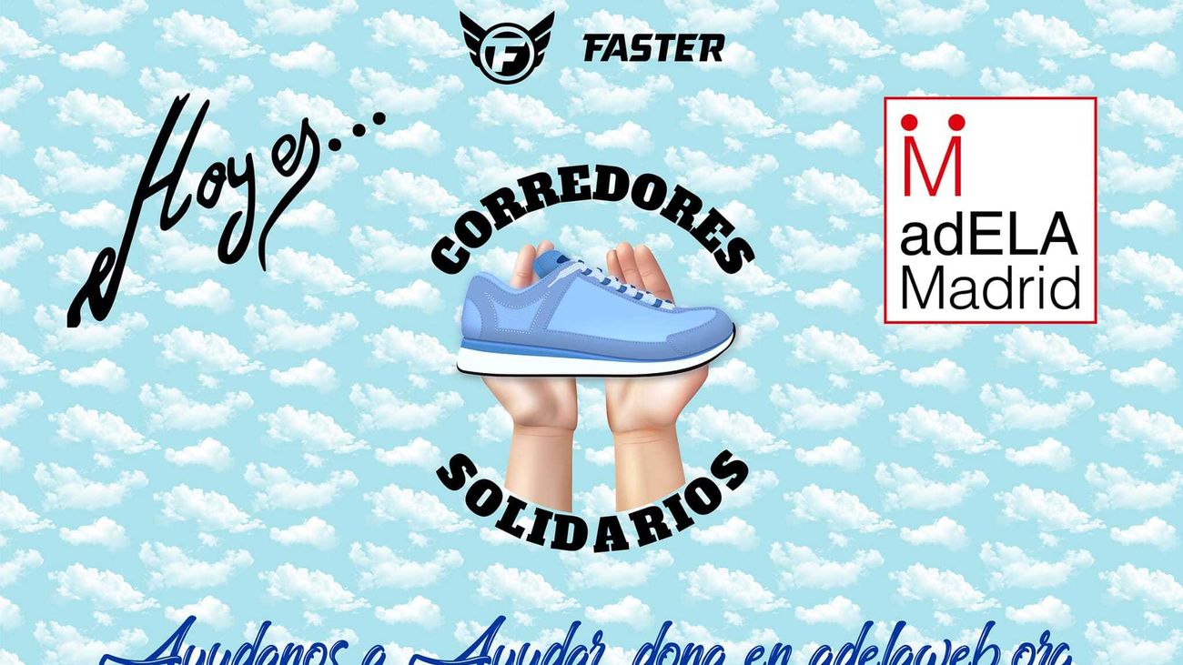Cartel de la iniciativa solidaria a favor de los enfermos de ELA