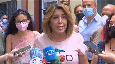 Susana Díaz confía en la "remontada" del PSOE-A y rechaza entrar en críticas